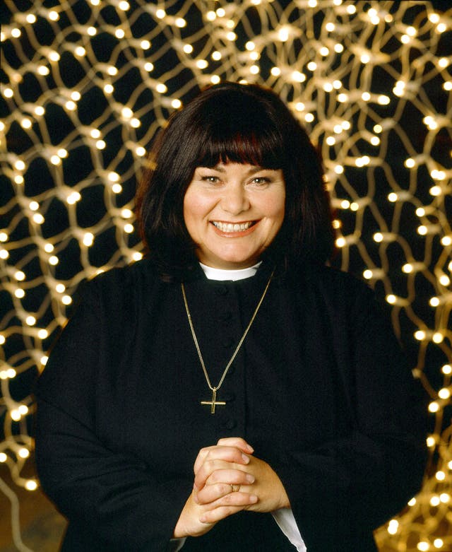 Dawn French en tant que vicaire de Dibley