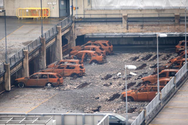 Liverpool multi-storey car park blaze