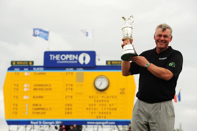 Darren Clarke claimed his first major title at the 2011 Open