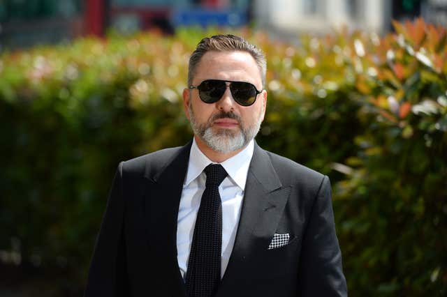 David Walliams arrives for the funeral (Kirsty O'Connor/PA)