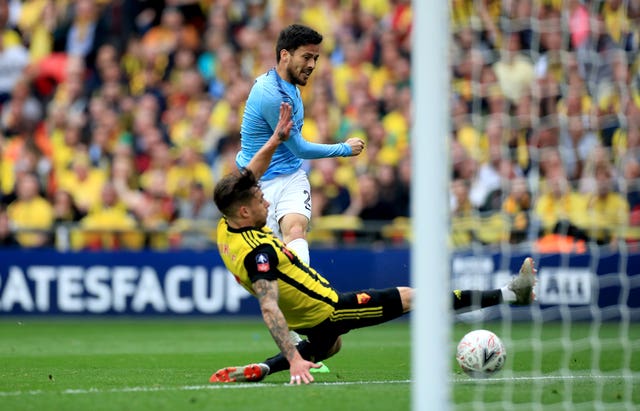 Manchester City hammer Watford to win FA Cup and complete domestic treble