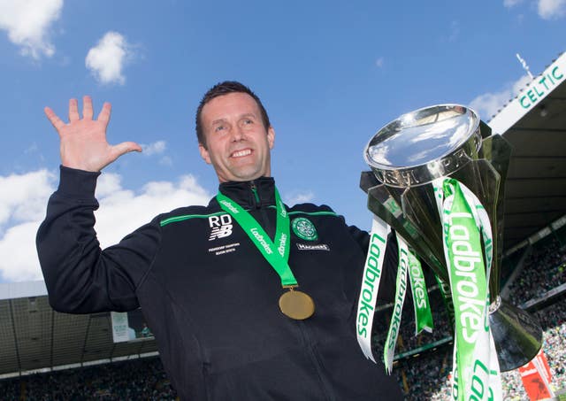 Ronny Deila led Celtic to their fifth title in a row