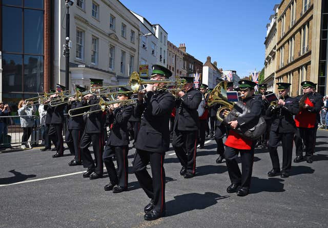 Some 250 members of the armed forces are expected to take part in Saturday's festivities (Kirsty O'Connor/PA)