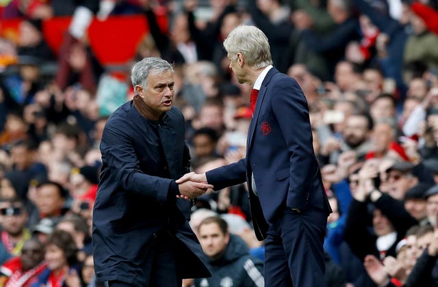 The relationship between Wenger and Mourinho also thawed in later years.