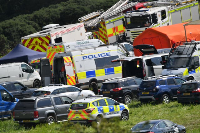 Train derailed at Stonehaven