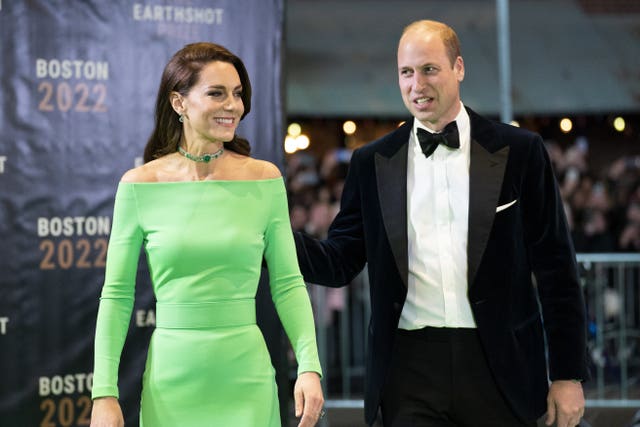 William and Kate arrive for the second annual Earthshot Prize Awards Ceremony in Boston, Massachusetts in December 2022
