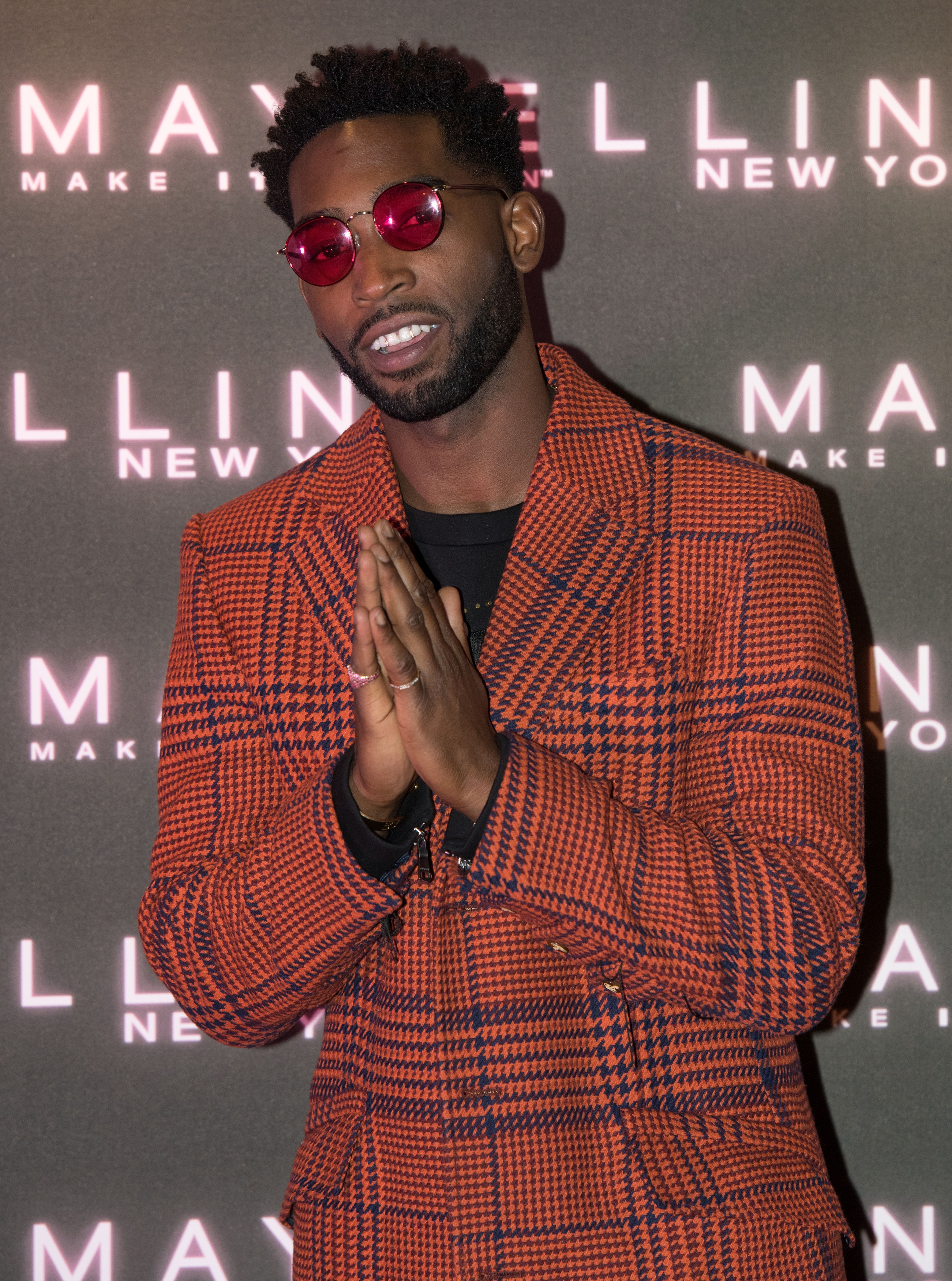 Tinie Tempah at the Maybelline Bring On The Night Fashion Week Party in London
