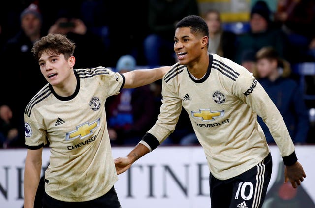 Solskjaer is not worried about youngsters daniel James and Marcus Rashford playing too much