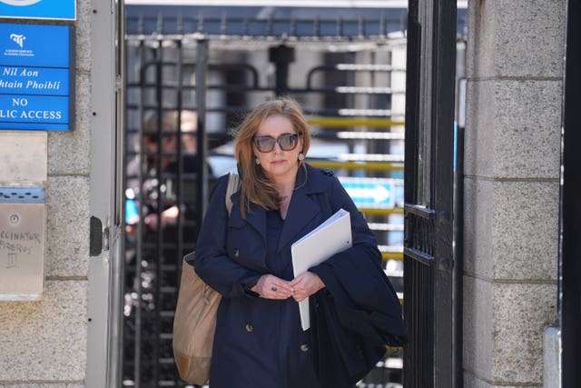 Journalist Jennifer O’Leary at the High Court in Dublin