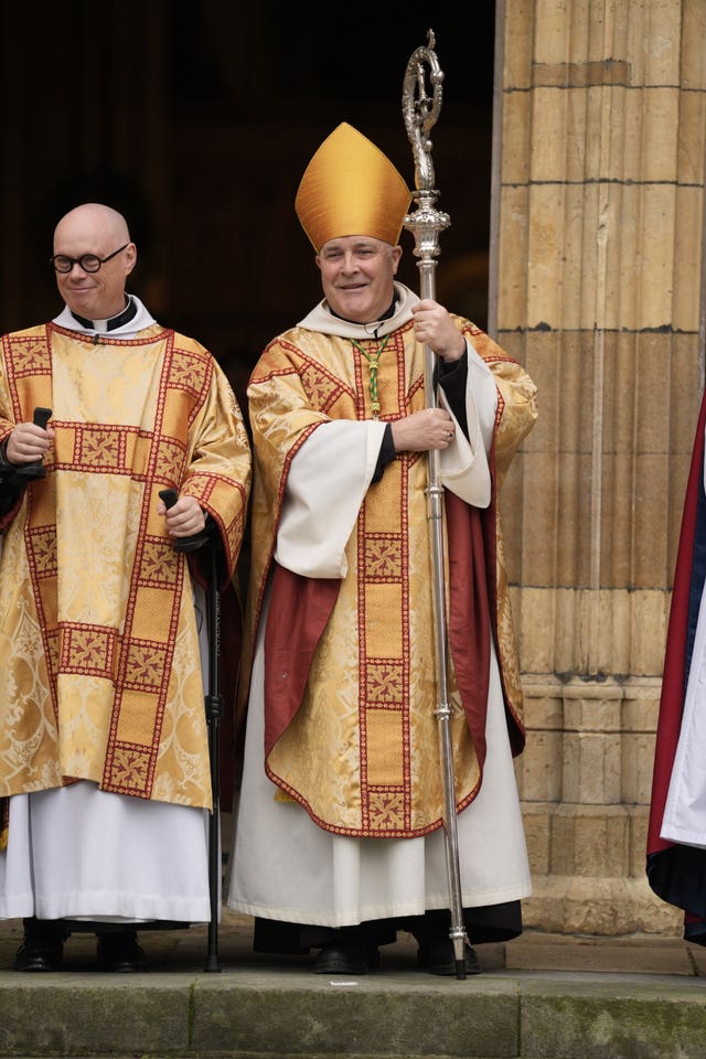 The Archbishop of York following the Christmas Day Festal Eucharist (PA)