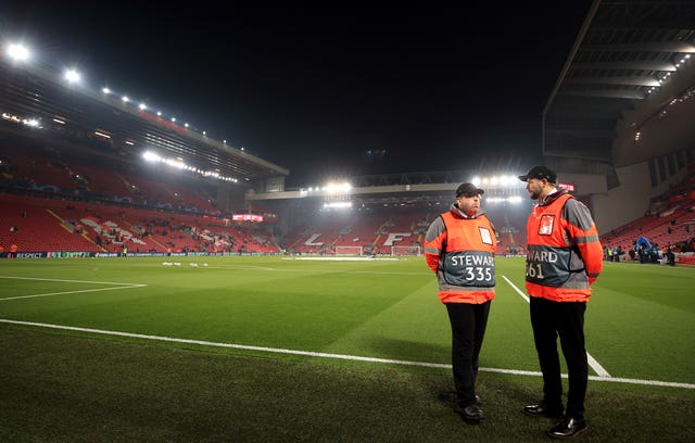 Liverpool have taken steps to protect club staff members on match days