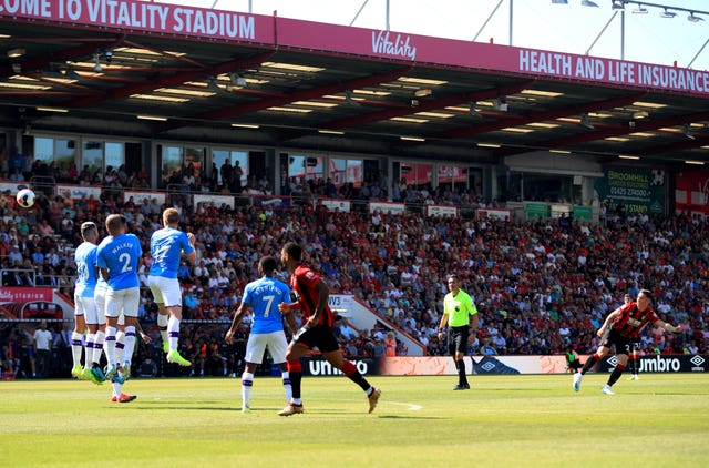 Harry Wilson steered home a superb free-kick to give Bournemouth hope