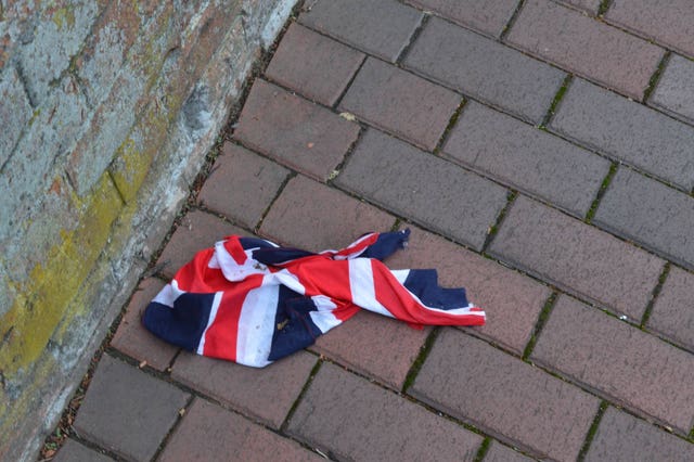 A bandana discarded by Khairi Saadallah