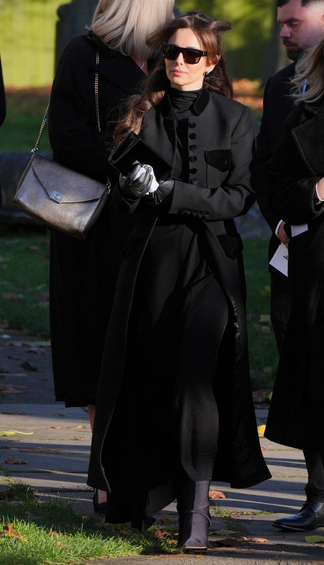 Cheryl Tweedy, the former partner of One Direction singer Liam Payne, after his funeral service