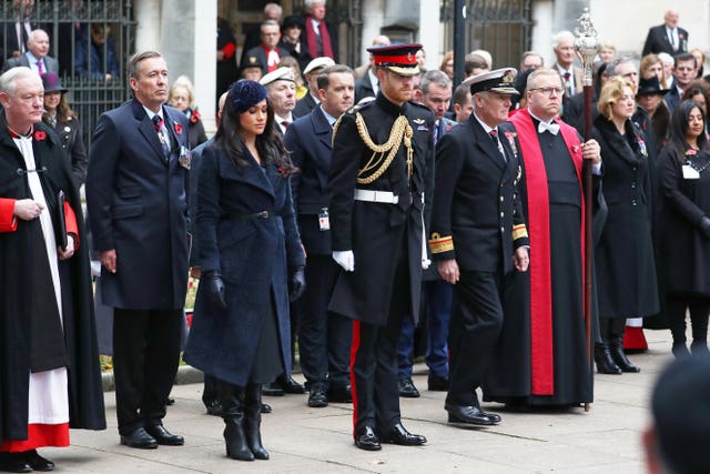 Royals at the Field of Remembrance