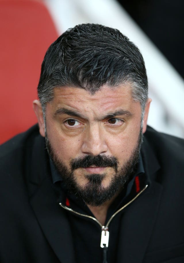 AC Milan vs AS Roma - Gattuso: “I never point at my players”