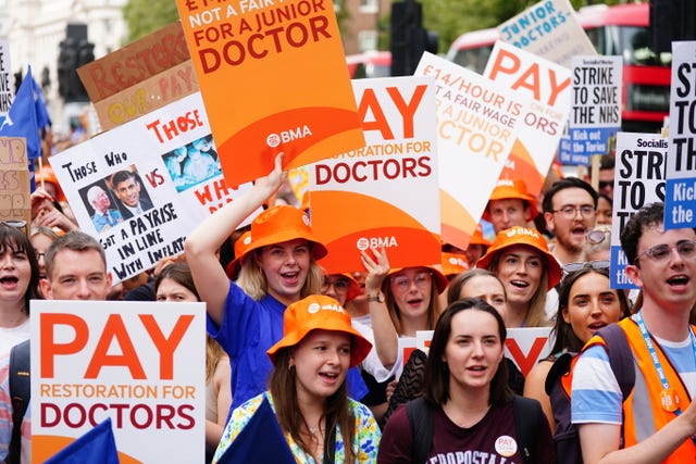 Striking junior doctors