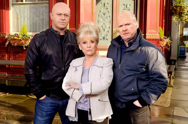 Dame Barbara played Peggy Mitchell in EastEnders (Kieron McCarron/BBC)