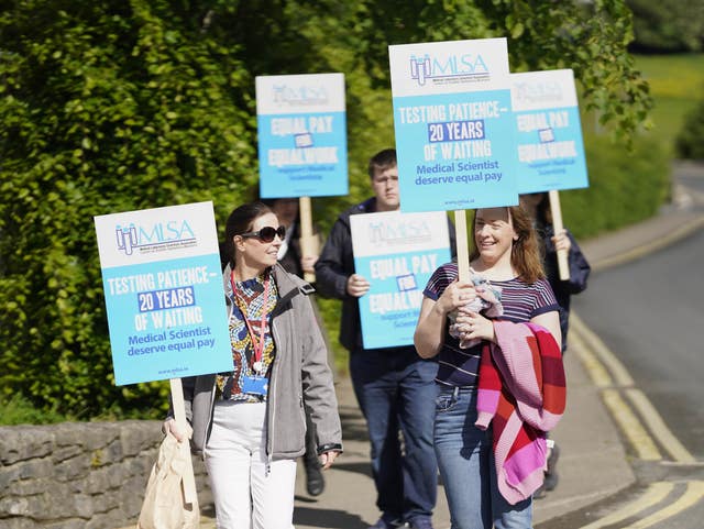 Medical scientists strike