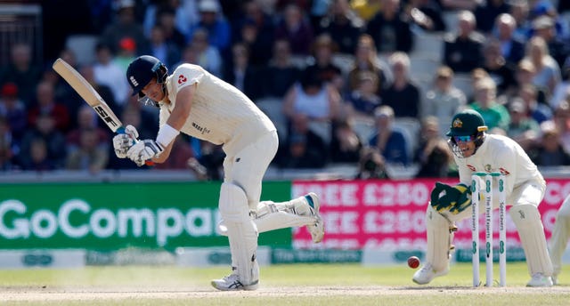 Joe Denly flicks one into the leg side