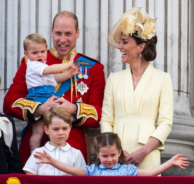 Kate revealed her children have lots of stamina despite the many activities they do as part of home schooling. Victoria Jones/PA Wire