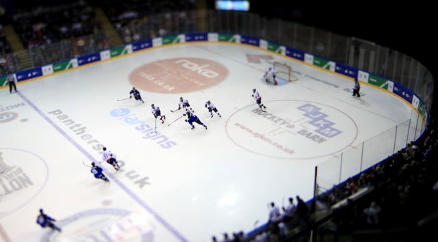 There was ice hockey action in Belarus