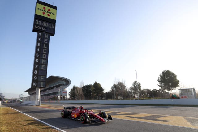 Ferrari's Charles Leclerc set the pace on the opening day