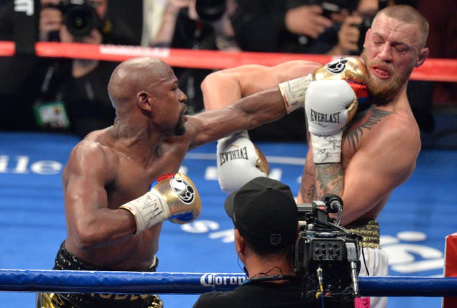 Conor McGregor lost to Floyd Mayweather in a boxing fight in 2017