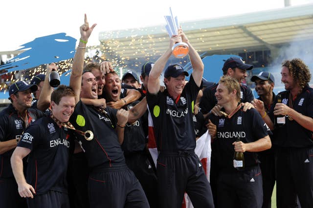 Kevin Pietersen helped England lift their first, and to date only, global trophy - the 2010 World T20