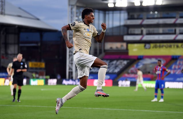Marcus Rashford helped Manchester United secure a vital three points at Crystal Palace