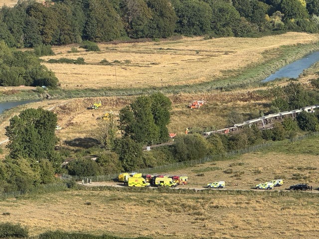 Sussex train derailment