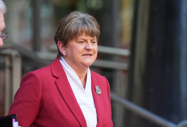 Former first minister of Northern Ireland Baroness Arlene Foster