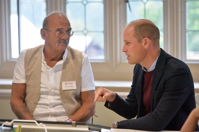 The Duke of Cambridge visit to Harcombe House