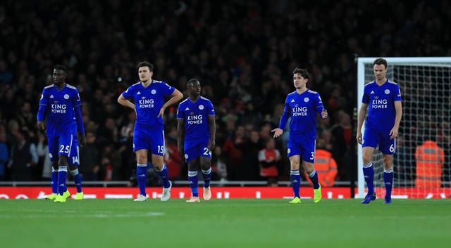 Leicester felt hard done by at the Emirates Stadium