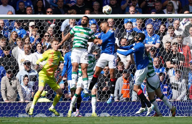 Cameron Carter-Vickers against Rangers