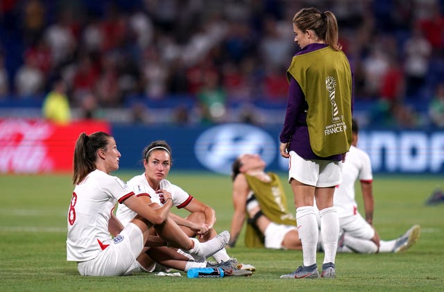 England players reflect on the defeat on the Lyon pitch