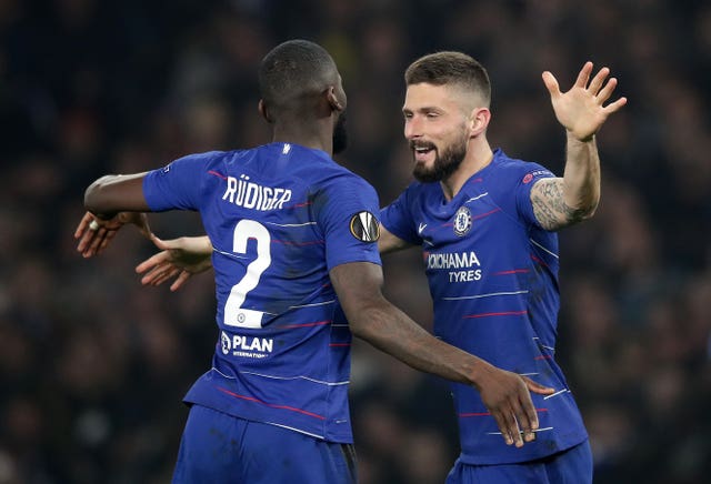 Olivier Giroud was on the scoresheet for Chelsea
