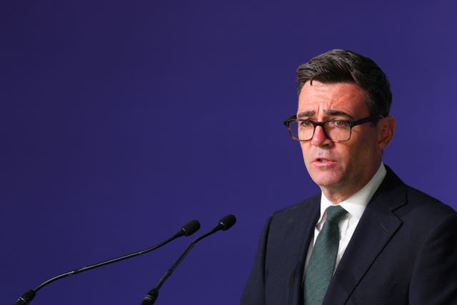 Andy Burnham speaking during the inaugural National Day for Victims and Survivors of Terrorism – a date chosen to coincide with the United Nations International Day of Remembrance and Tribute to the Victims of Terrorism, at Lancaster House in central London