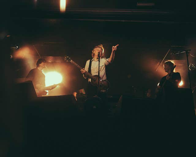 Paul McCartney performs at the Cavern Club