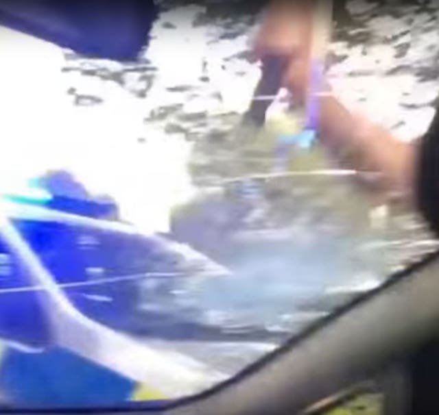 Joshua Savage attacked Leon Fontana’s Ford Fiesta with a baton before cutting the smashed glass with a lock knife