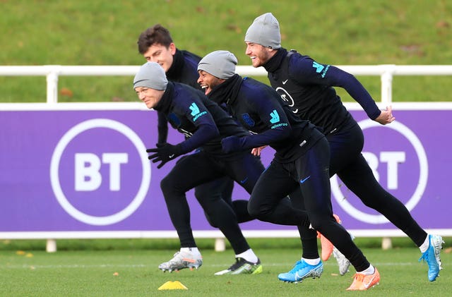 Raheem Sterling trained with England on Tuesday