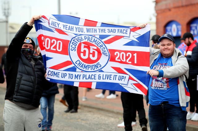 Rangers fans – Ibrox Stadium