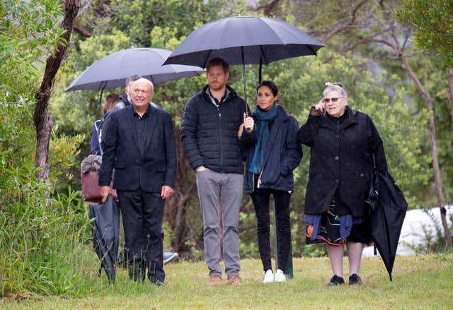 Later, Harry and Meghan visited Abel Tasman National Park
