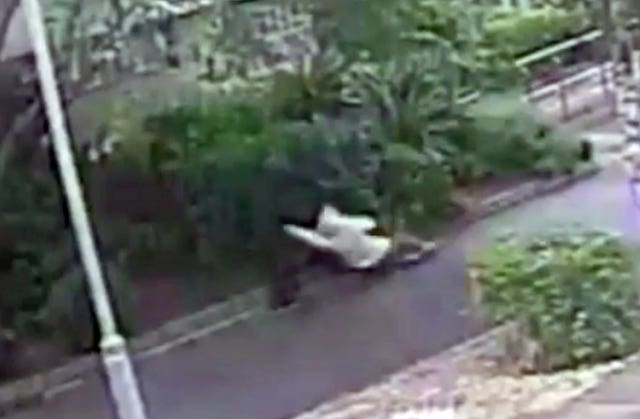 Image taken from CCTV showing the attack (Met Police/PA)