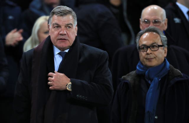 Sam Allardyce was not Everton owner Farhad Moshiri's first choice back in November.