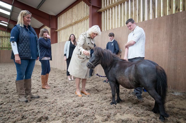 The Duchess of Rothesay visits HorseBack UK