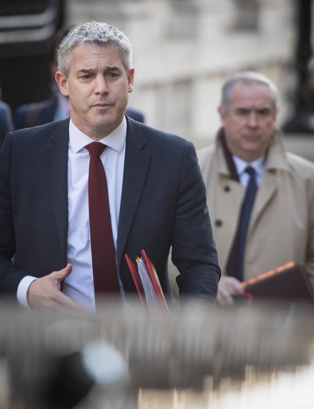 Stephen Barclay and Geoffrey Cox are expected to continue pushing for changes to the Brexit backstop (Stefan Rousseau/PA)