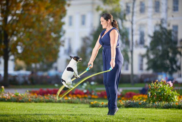 Jessica the skipping dog