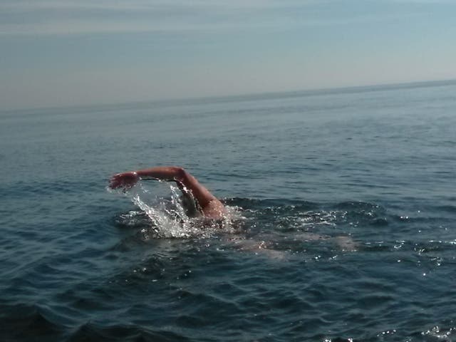 North Channel swim