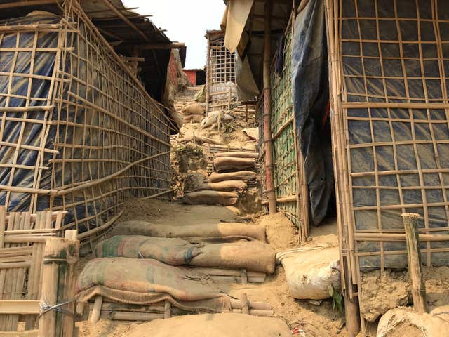 Rohingya monsoon preparations